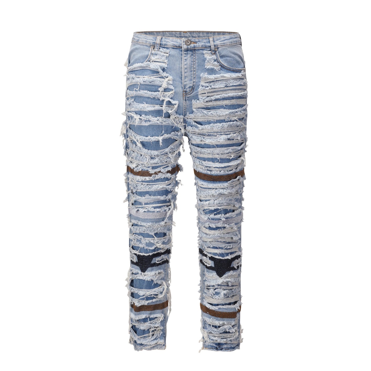 DISTRESSED FLARE - LIGHT BLUE