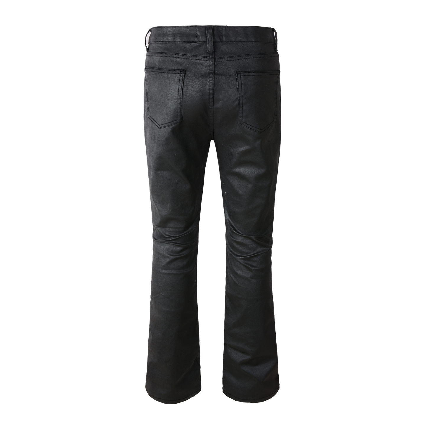 PREMIUM FLARE DENIM - BLACK WAXED