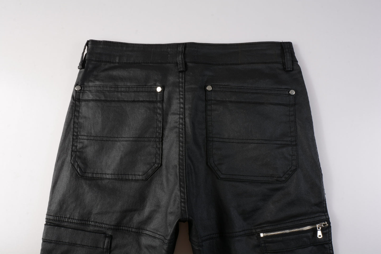 PREMIUM WAXED DENIM - CARPENTER BLACK