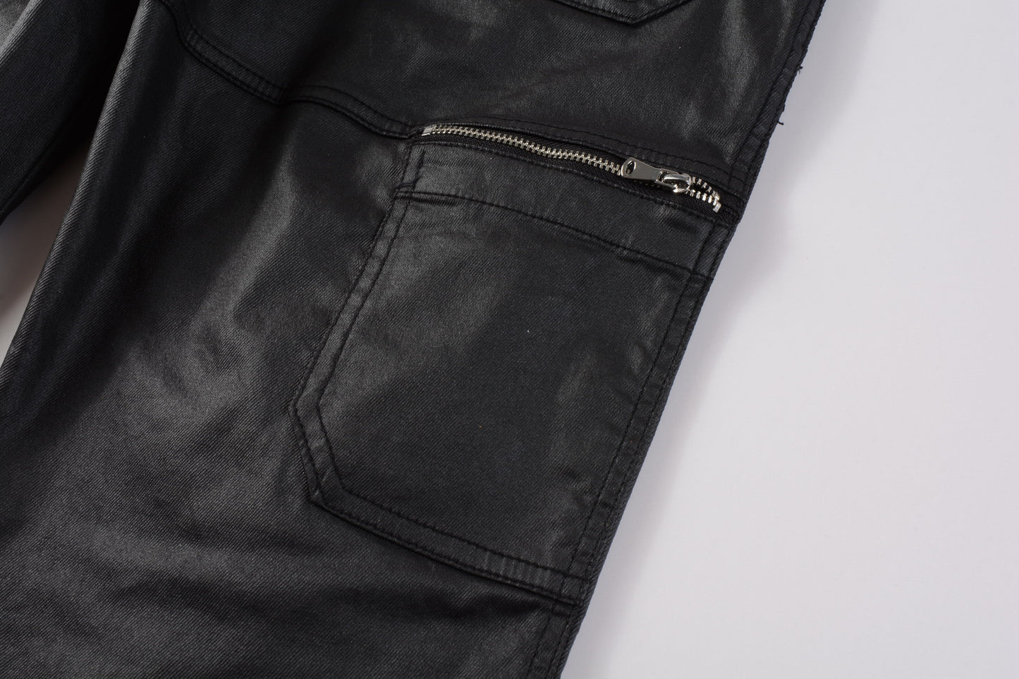 PREMIUM WAXED DENIM - CARPENTER BLACK