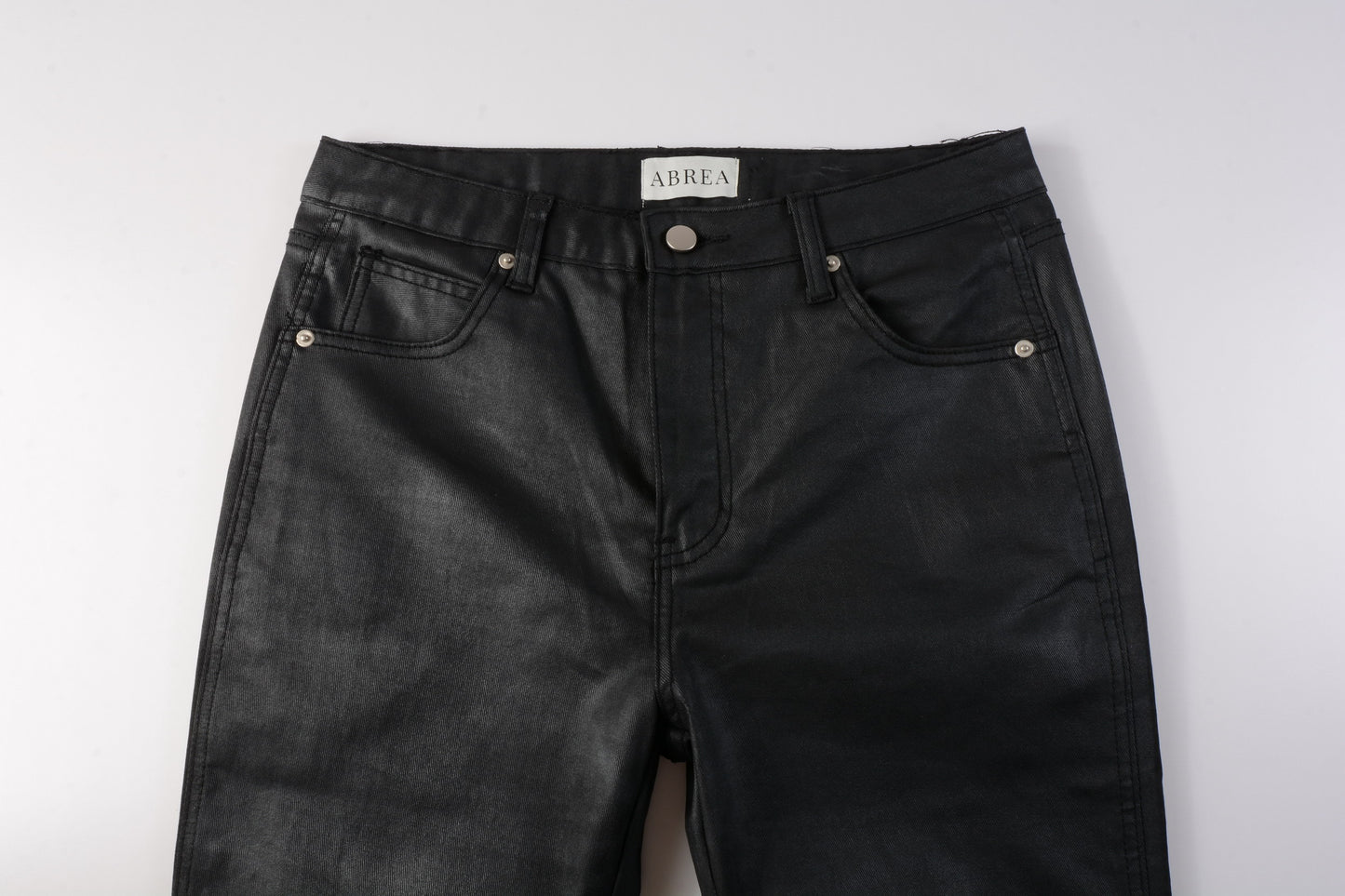 PREMIUM FLARE DENIM - BLACK WAXED