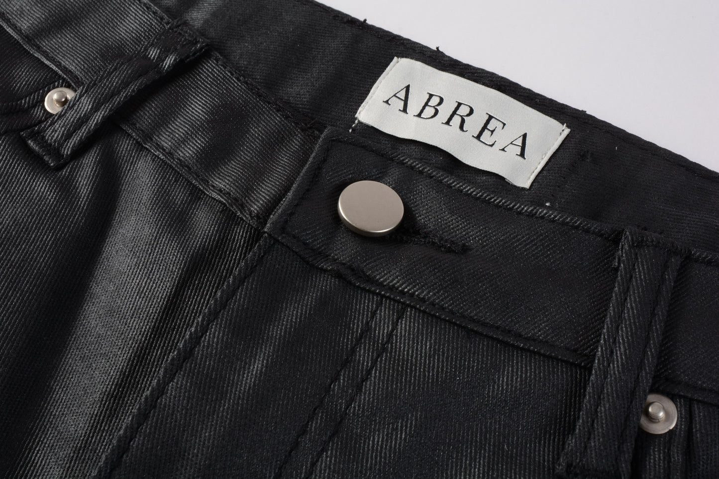 PREMIUM FLARE DENIM - BLACK WAXED