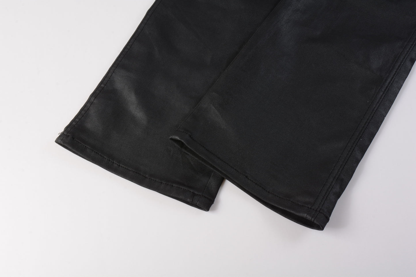 PREMIUM FLARE DENIM - BLACK WAXED