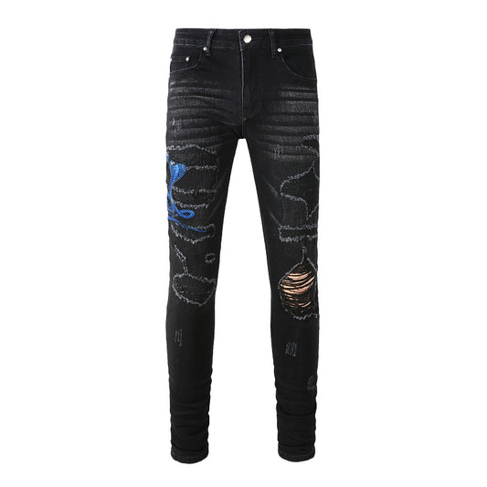 KING SNAKE DENIM - BLUE