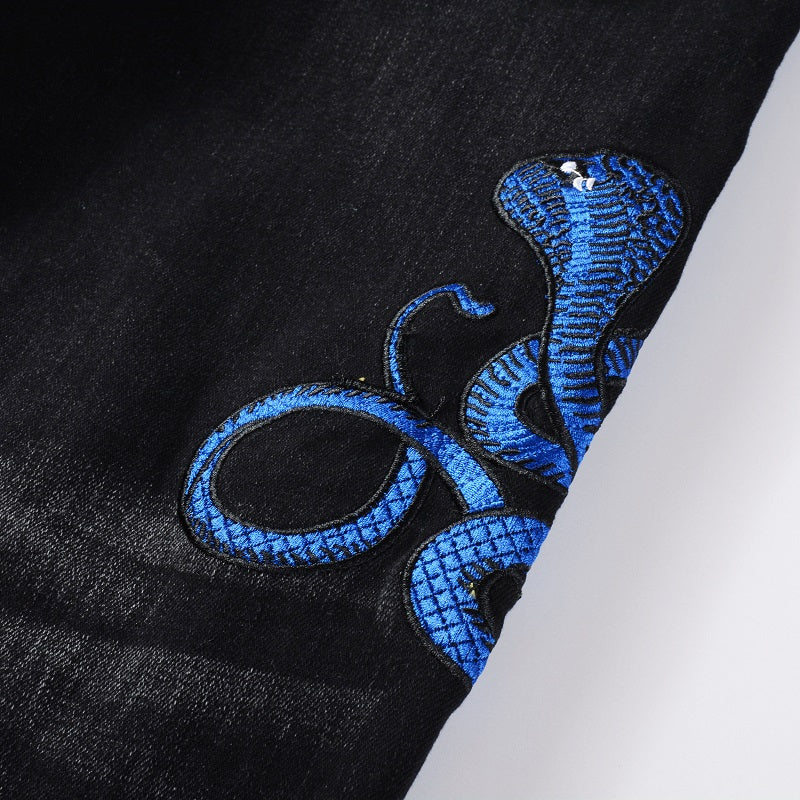 KING SNAKE DENIM - BLUE