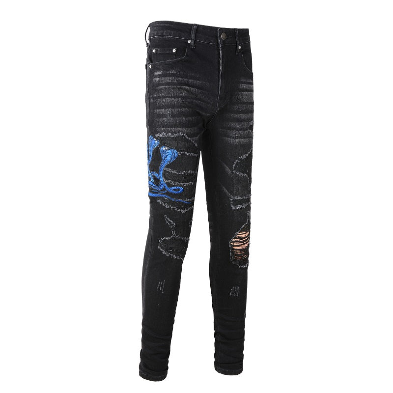 KING SNAKE DENIM - BLUE