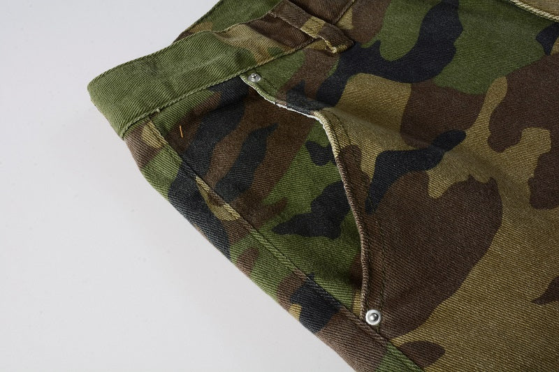 PREMIUM CAMO FLARE JEANS