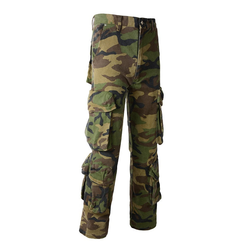 PREMIUM CAMO FLARE JEANS